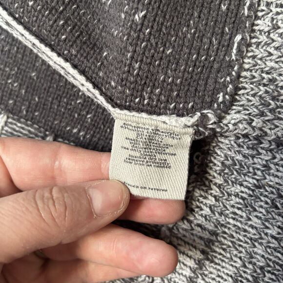 Ecote Gray Boho Cardigan, 3/4 Length Sleeves. Size Small. - Picture 6 of 7